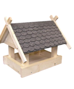 Vogelhaus Bausatz (klein) grau - 1-Photoroom